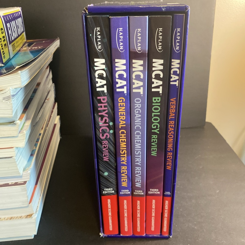 Kaplan MCAT Complete 5-Book Subject - Paperback, by Kaplan - Acceptable n